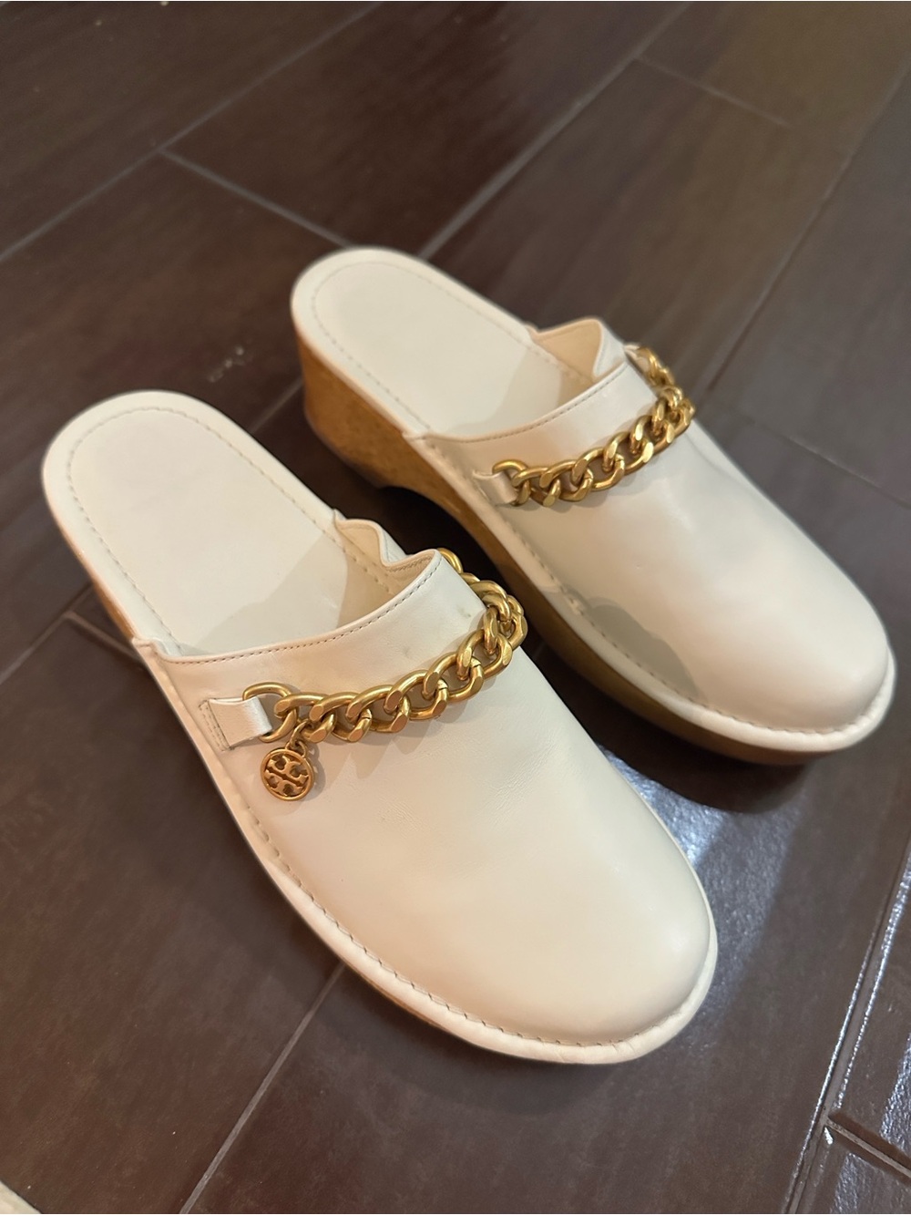 Tory Burch mini Benton wooden clogs